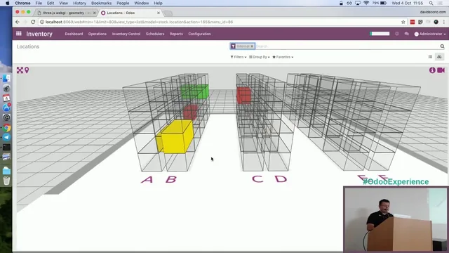 Visualise your warehouse locations at a glance