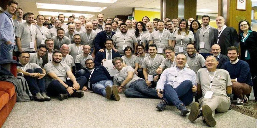 The group photo of Odoo Days Italia 2019